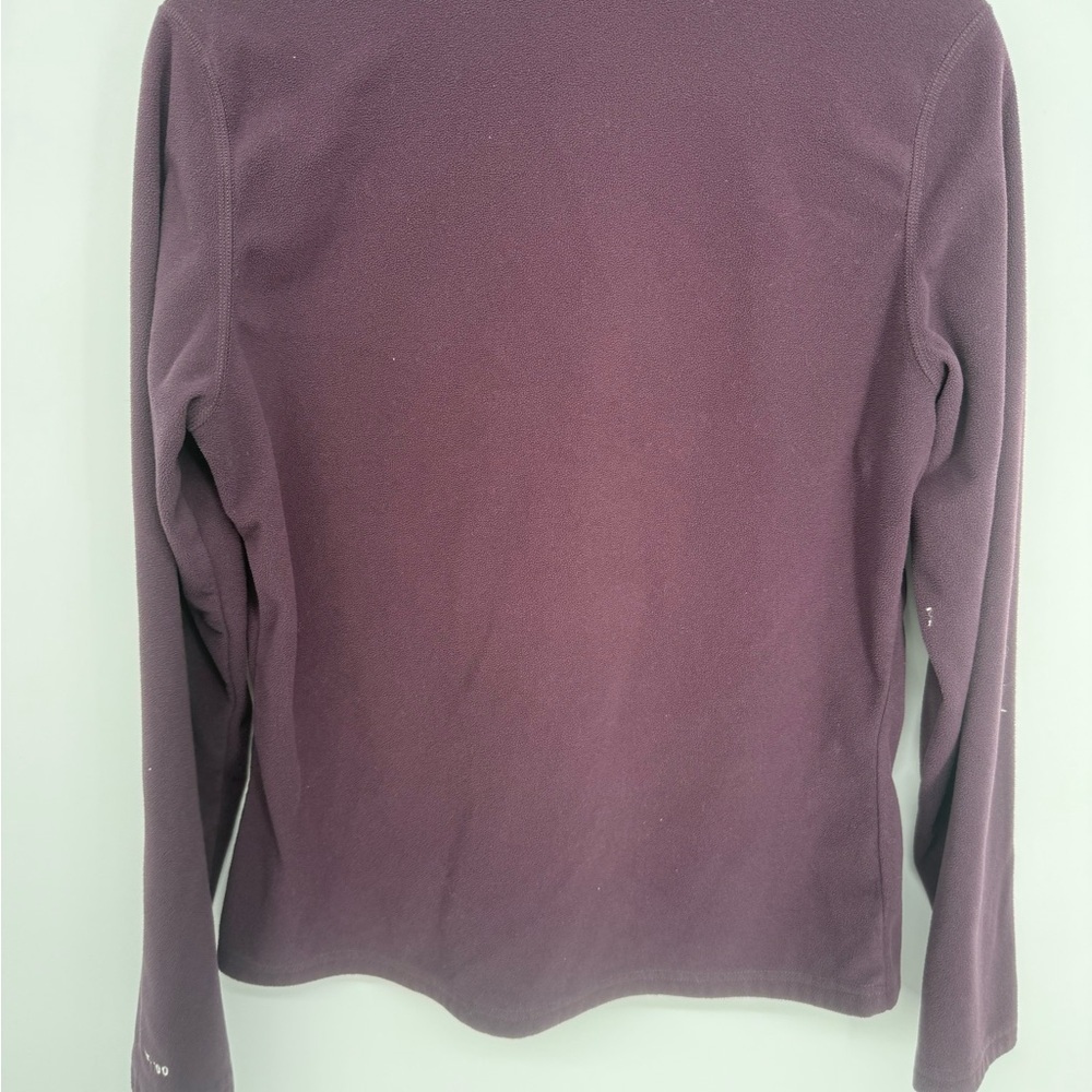 The North Face TKA 100 Fleece Quarter Zip Pullover Purple Women’s L - Picture 3 of 5